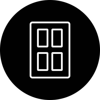 Modern B 'nin vektör illüstrasyonu restoranın ikonundan yoksun