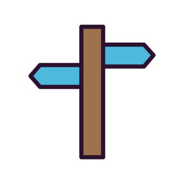 işaret posta simgesi vektör illüstrasyonu