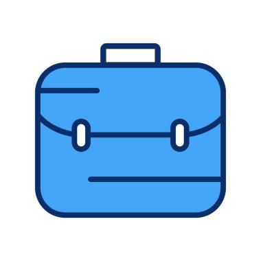  evrak çantası simgesi, basit vektör illüstrasyonu