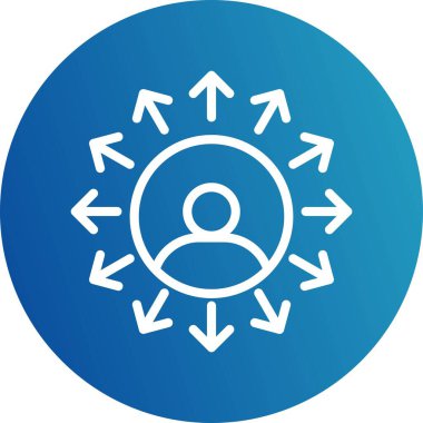 vektör profil simgesi, basit vektör illüstrasyonu