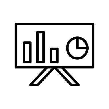 grafik ikonu vektör illüstrasyonu