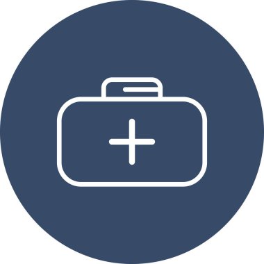  evrak çantası simgesi, basit vektör illüstrasyonu