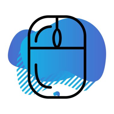 Bilgisayar donanımının vektör illüstrasyonu, dijital kavram