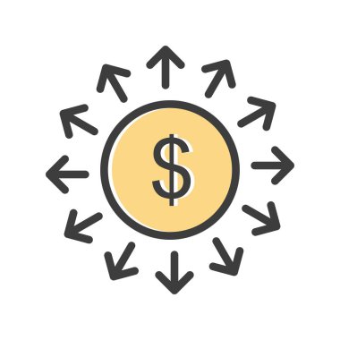 Sikke simgesi, illüstrasyon