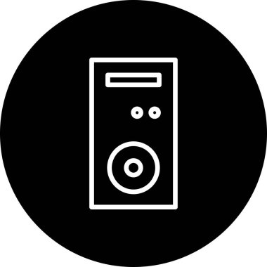 Bilgisayar donanımının vektör illüstrasyonu, dijital kavram