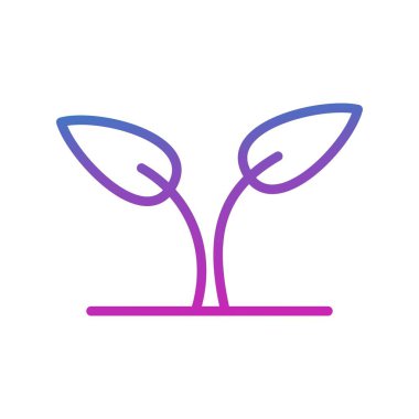 vektör bitki simgesi, illüstrasyon