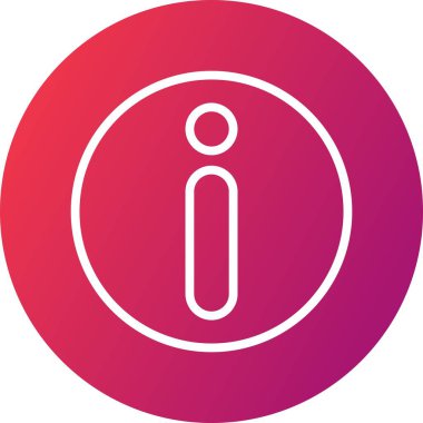  bilgi simgesi, basit vektör illüstrasyonu