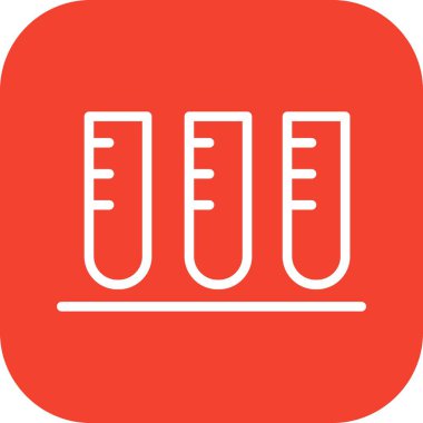  Vektör test tübü Ico