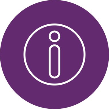  bilgi simgesi, basit vektör illüstrasyonu