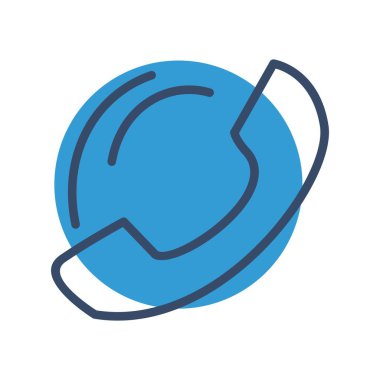  telefon simgesi, basit vektör illüstrasyonu