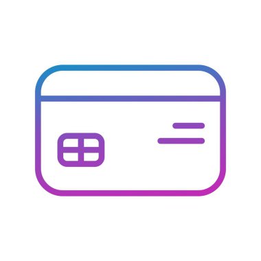 vektör kredi kartı ico