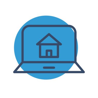 Beyaz arkaplanda ev simgesi