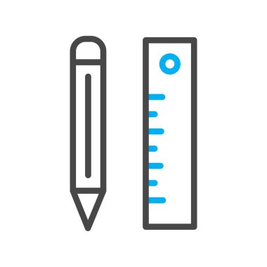 Eğitim ikonu okul kavramının vektör illüstrasyonu 