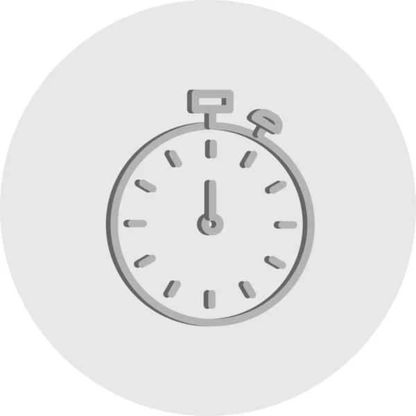 Icona Del Cronometro Vettoriale Illustrazione — Vettoriale Stock
