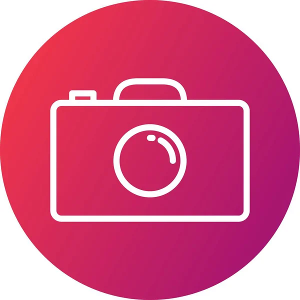 Camera Icon Vector Illustration — Stock Vector