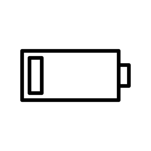 Batterie Symbol Einfache Vektor Illustration — Stockvektor