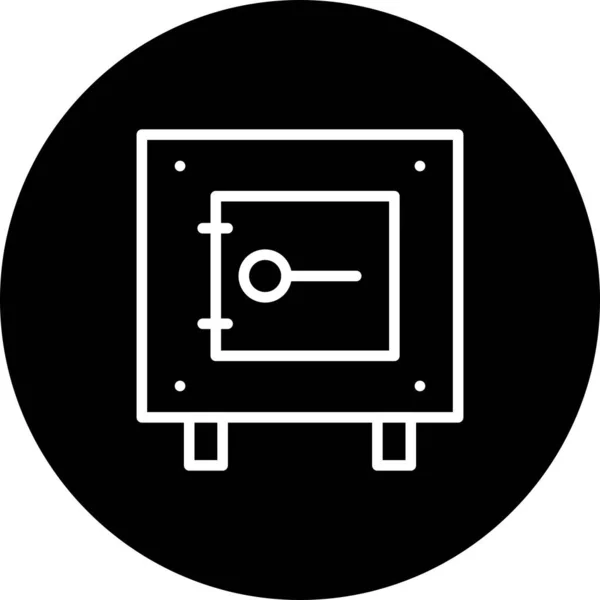 Εικονίδιο Vector Locker Απεικόνιση — Διανυσματικό Αρχείο