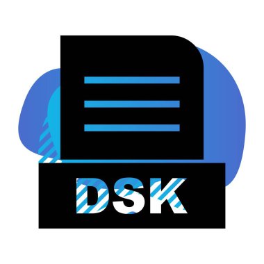 Vektör DSK dosya simgesi 