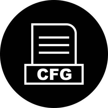 Vektör CFG dosya simgesi
