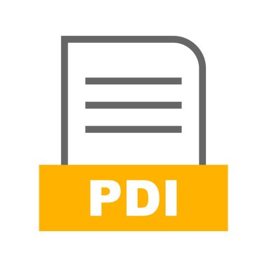 Vektör PDI dosya simgesi