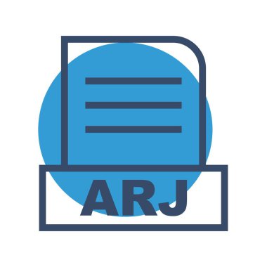  Vektör ARJ dosya simgesi   