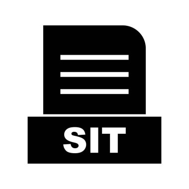 Vektör SIT dosya simgesi 