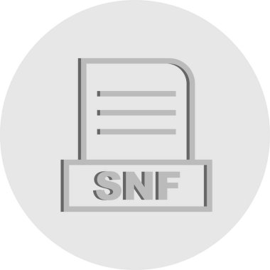 Vektör SNF dosya simgesi