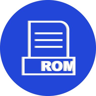  Vektör ROM dosya simgesi