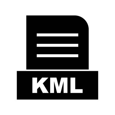 Vektör KML dosya simgesi