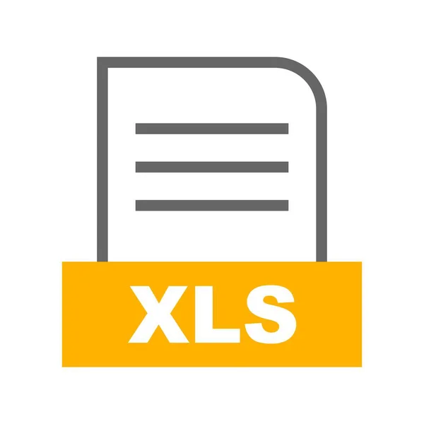 Vector Icono Archivo Xls — Vector de stock