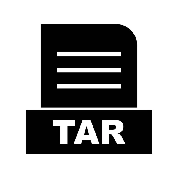 Vector Tar Dateisymbol — Stockvektor