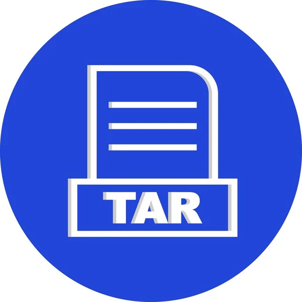 Tar 아이콘 — 스톡 벡터