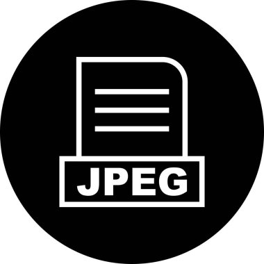 Vektör JPEG dosya simgesi