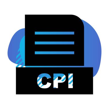 Vektör CPI dosya simgesi
