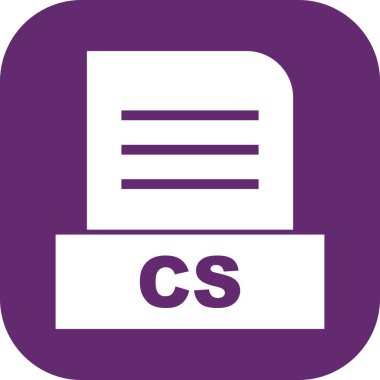 Vektör CS dosya simgesi 