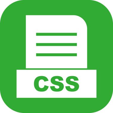 Vektör CSS dosya simgesi