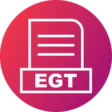  Vektör EGT dosya simgesi