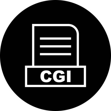 Vektör CGI dosya simgesi