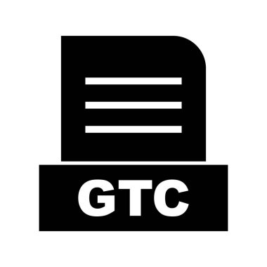 Vektör GTC dosya simgesi