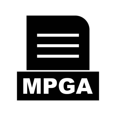  Vektör MPGA dosya simgesi