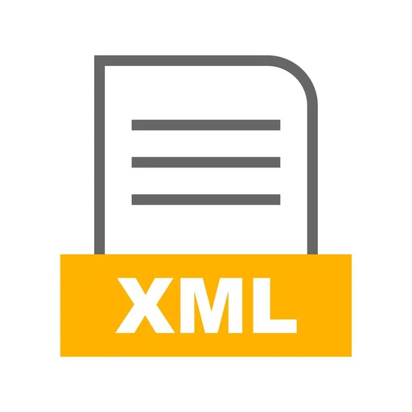 Εικονίδιο Αρχείου Vector Xml — Διανυσματικό Αρχείο