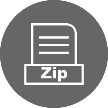 Vektör Zip dosya simgesi 