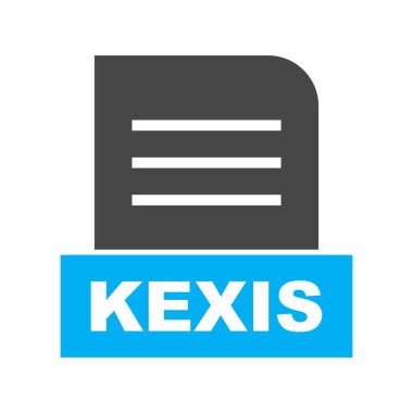 Vektör KEXIS dosya simgesi