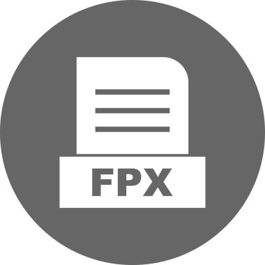 Vektör FPX dosya simgesi