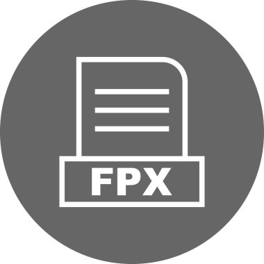 Vektör FPX dosya simgesi