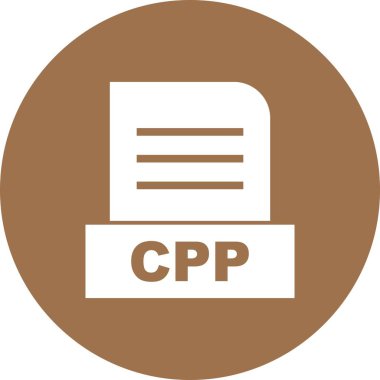 Vektör CPP dosya simgesi