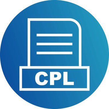 Vektör CPL dosya simgesi