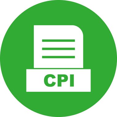 Vektör CPI dosya simgesi