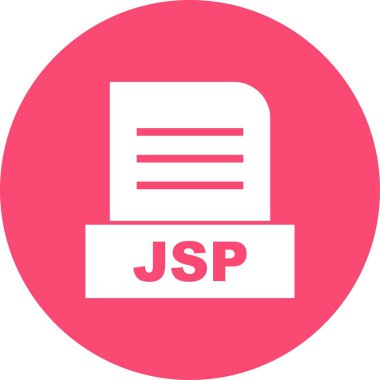 Vektör JSP dosya simgesi