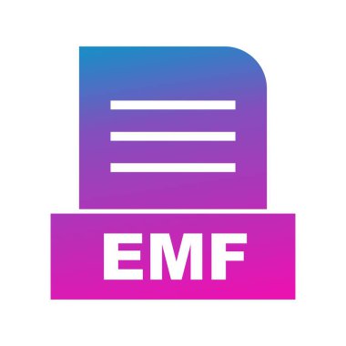 Vektör EMF dosya simgesi